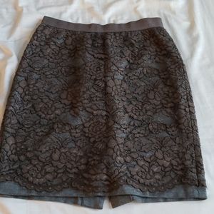 Lace overlay skirt